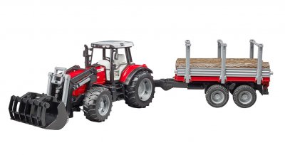 traktor och vagn